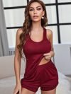 Suspenders Vests Shorts Pajamas Women